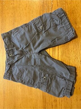 Levi's Gray Toddler Shorts with Red Logo Tag